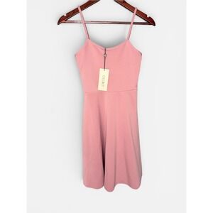 NWT Club L London Pink Mini Dress Coquette Balletcore Pastel Soft Girl | Size 4